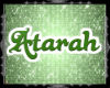 Atarah bday floor sign