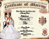 OFM Wedding Certificate