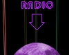 *Radio Purple Neon Sign