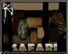 Safari 6 Vases AnimalPnt