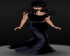 Black SILK Dress ~Pearls