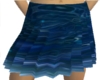 Swirly Blue Skirt