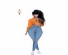 outfit haut orange