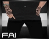 |F| Black Pants + Shoes