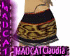 Leopard Thong Mini Skirt