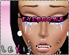 ❤Sad Eyebrows Blk