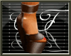 !CF Brown Zipper Wedge