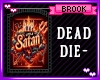REQ~ LIL SATAN HEADSTONE