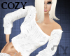 *TY Cozy Sweater -white