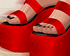 Ripped set Shoes Red