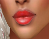 Lips gloss red