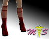 CorsetSet Boots-Red