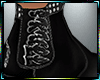 SKULL Black Boots
