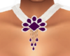 Purple & White Necklace