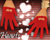 [DOL]HEART    GLOVEZ(red