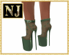 NJ] Green booties