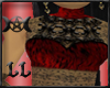 Lici Fur and Lace Red
