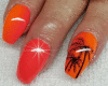 Orange Nails