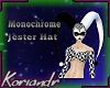 Monochrome Jester Hat