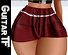 Wine Leather Skirt N4