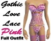 Gothic Love Lace Pink