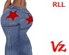 RLL Y2k RedStar Jeans