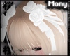 x Hair Flower - White