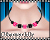 🪐 Black/Pink Necklace