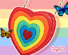 🦋 Love rainbow purse