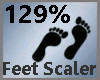 Feet Scaler 129% M A