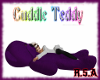 Cuddle Teddy DarkPurple