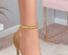 $ Gold Chain Sandal