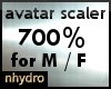 avatar scaler 700%