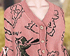 ! Dino Sweater Pink