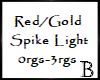 Red/Gold Spike DJ Light