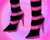 Neon Pink Rave Boots