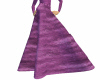 Purple V. Gown skirt