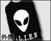 K| Sweter Alien Black