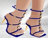Heels Blue Crochet