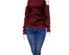Red Sweater & Jeans