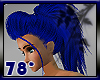 blue queue hair