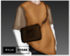 R. Tan Shirt + Bag