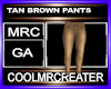 TAN BROWN PANTS