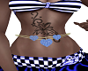 Blue  Belly Chain