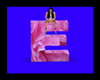 Letter E seat pink