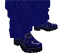dark blue dress boots M