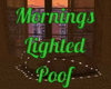 Mornings Lighted Poof