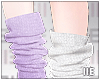 IlE w. socks lilac-white