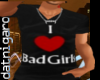 i love bad girls vneck