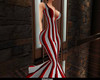 Candy Cane Gown XXL